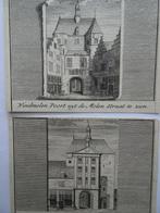 gravure Windmolenpoort Broerstraat Nijmegen, 18e eeuw, Antiek en Kunst, Kunst | Etsen en Gravures, Verzenden
