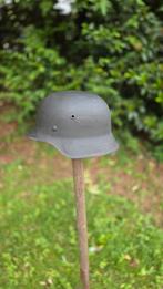 WO2 M42 Wehrmacht helm, Ophalen of Verzenden, Landmacht, Duitsland, Helm of Baret