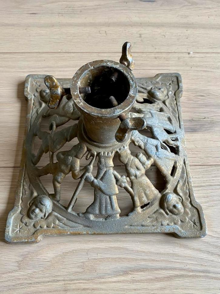 Gietijzeren kerstboom standaard vintage kerst antiek, Antiek en Kunst, Curiosa en Brocante, Ophalen of Verzenden