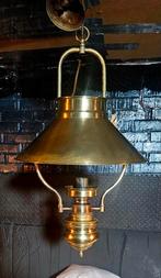 Originele Messing Scheepslamp VINTAGE hanglamp/oude olielamp, Antiek en Kunst, Antiek | Lampen, Ophalen of Verzenden