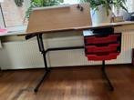 Marcado bureau met kantelbaar blad, Huis en Inrichting, Bureaus, Ophalen, In hoogte verstelbaar, Zo goed als nieuw, Bureau
