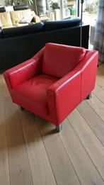 Leolux stoel, Huis en Inrichting, Fauteuils, Ophalen, Minder dan 75 cm, Leer, Zo goed als nieuw