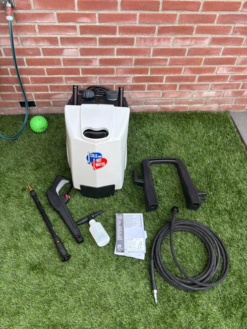 EUROM Force HWC 2300 Heetwater hogedrukreiniger 2300W 145bar, Tuin en Terras, Hogedrukreinigers, Zo goed als nieuw, Benzine, Ophalen of Verzenden