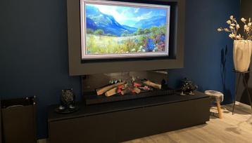 Kalfire E-65 met Media Wall en meubel - SCHERPE PRIJS! beschikbaar voor biedingen