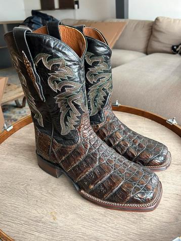 Originele Dan Post cowboy boots van Alligator mt 43