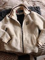 Gsus jas teddy roomwit, Kleding | Dames, Jassen | Winter, Verzenden, Zo goed als nieuw, Wit