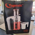 Sapcentrifuge  power juicer van topmatic  nieuw, Ophalen of Verzenden, Nieuw, Overige merken