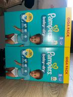 256 Pampers baby-dry luiers maat 5, Ophalen of Verzenden, Nieuw