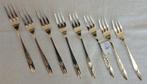 8 zilveren taartvorken model 210 antiek 835 zilver, Ophalen of Verzenden, Zilver