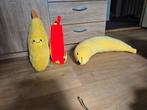 2 bananen knuffels banaan, Ophalen of Verzenden, Zo goed als nieuw, Overige typen