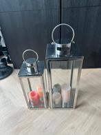 Lantaarn Set RVS - Sfeervolle Decoratie, Ophalen