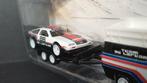 De Lorean DmC & Rally Hauler set 1:64 Hotwheels team Pol, Auto, Nieuw, Ophalen of Verzenden, Mattel