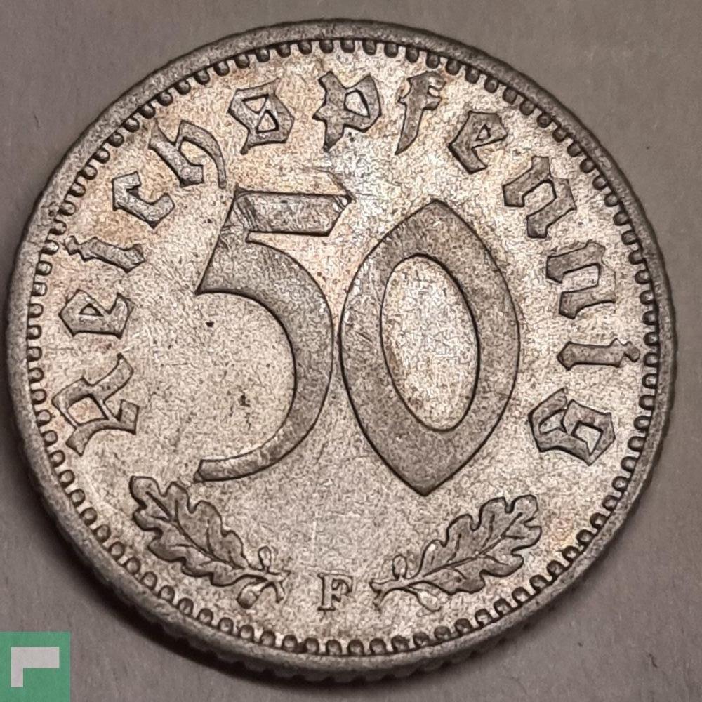 Duitse Rijk 50 reichspfennig 1942 (F), Verzenden, Overige soorten, Duitsland, Boek of Tijdschrift