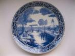 Delfts wandbord handpainted afmeting: 18 cm, Antiek en Kunst, Antiek | Keramiek en Aardewerk, Ophalen of Verzenden