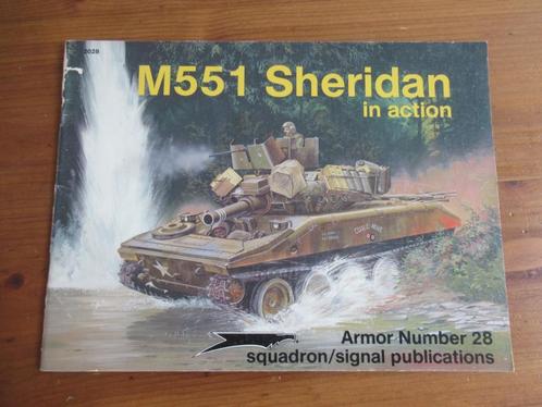 Boek - M551 Sheridan in action, Hobby en Vrije tijd, Modelbouw | Auto's en Voertuigen, Gebruikt, Tank, Overige merken, Ophalen of Verzenden