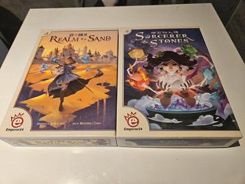 Te koop: bordspellen. Realm of sands + sorceror and stones beschikbaar voor biedingen