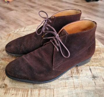 Suede heren veterboots van Grenson maat 42,5.  beschikbaar voor biedingen