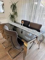 Eettafel met 4 stoelen te koop – €400, Huis en Inrichting, Tafels | Eettafels, Ophalen of Verzenden