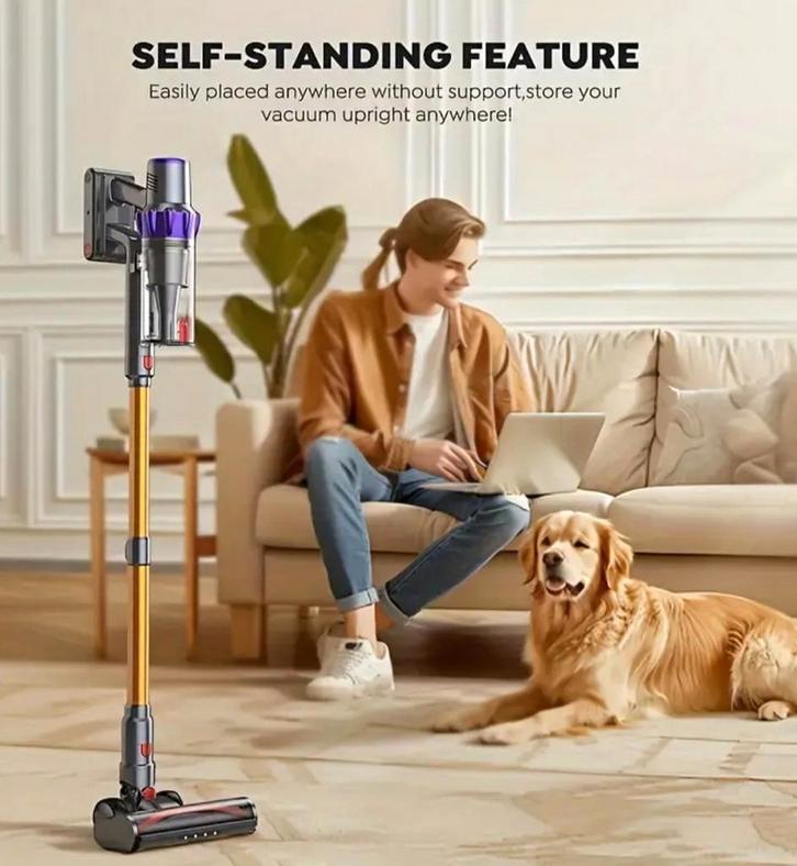 Draadloze Stofzuiger - Krachtige Reiniging!, Witgoed en Apparatuur, Stofzuigers, Nieuw, Stofzuiger, Minder dan 1200 watt, Reservoir