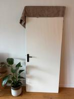 Witte Berkvens opdekdeur 930x2315mm linksdraaiend, Ophalen, 80 tot 100 cm, 215 cm of meer, Binnendeur