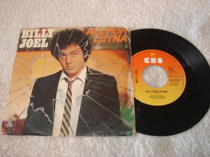 Billy Joel    All For Leyna    Orgineel, Cd's en Dvd's, Vinyl Singles, Zo goed als nieuw, Single, Pop, Ophalen of Verzenden