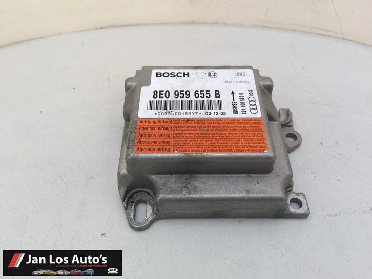 Airbag regelapparaat Bosch Audi A4 B6 ('01-'04) 8E0959655B, Auto-onderdelen, Dashboard en Schakelaars, Audi, Gebruikt, Ophalen of Verzenden
