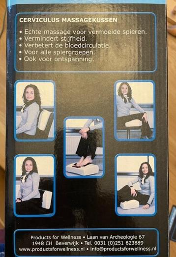 MASSAGEKUSSEN -  CERVICULUS         zo goed als nieuw beschikbaar voor biedingen