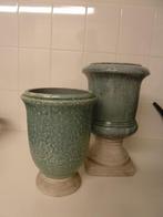 TWEE BRYNXZ HOGE POTTEN BLAUW, Huis en Inrichting, Blauw, Aardewerk of Porselein, Ophalen of Verzenden, Zo goed als nieuw