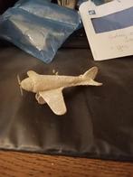 oude kerstbal nr 337 model oorlogs huisvlijt vliegtuig scrab, Diversen, Ophalen of Verzenden, Gebruikt