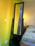 ISFJORDEN spiegel IKEA zwart, Huis en Inrichting, Woonaccessoires | Spiegels, Ophalen, Minder dan 50 cm, Zo goed als nieuw, 150 tot 200 cm