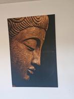 2 Boedha canvas's, Ophalen, 100 tot 125 cm, Schilderij, 75 cm of meer