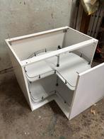 IKEA Onderhoekkast met Carrousel, Ophalen, Gebruikt, 75 cm of meer, Wit