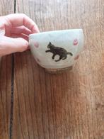 Prachtige Japanse theekopje keramiek handgemaakt, Ophalen, Keramiek, Overige stijlen