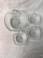 Set van Vintage appel schalen Covetro, Ophalen of Verzenden, Overige stijlen, Glas, Schaal of Schalen