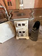 Emaille Hout kolen kachel vintage, Ophalen