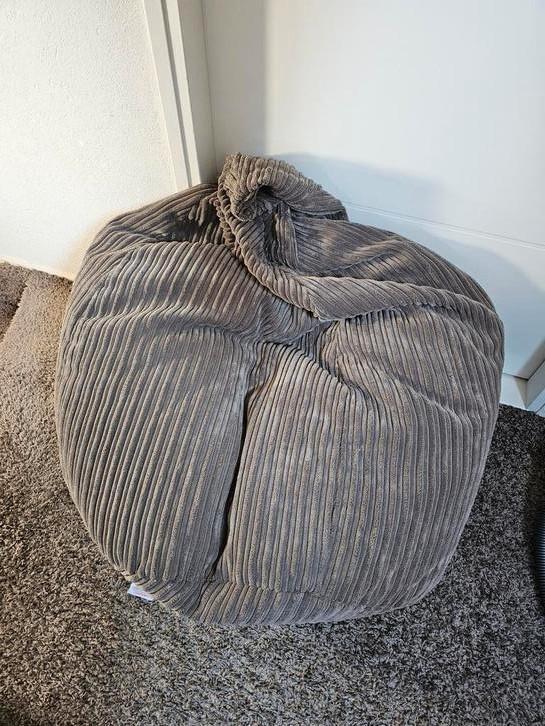 Lounge Pug Zitzak taupe, Huis en Inrichting, Zitzakken, Zo goed als nieuw, Zitzak, Bruin, Ophalen