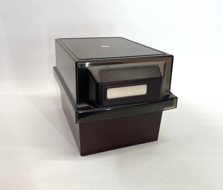 opberg box voor floppydisks, cd’s, muziekcassettes jaren ‘80, Huis en Inrichting, Woonaccessoires | Cd- en Dvd-rekken, Gebruikt