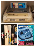 Nintendo Super Famicom + Fight Stick + Boxes Games!, Ophalen of Verzenden, Gebruikt, Super NES, Overige controllers