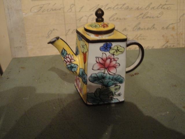 miniatuur emaille heel apart koffiepotje, Antiek en Kunst, Curiosa en Brocante, Ophalen of Verzenden