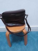 Leren bruine schoudertas bosboom, Overige merken, Gebruikt, Bruin, Ophalen of Verzenden