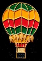 Ballon pin- groen-geelrood gelakt, Verzamelen, Verzenden, Nieuw, Transport, Speldje of Pin