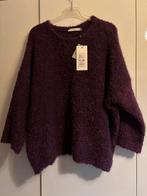 Summum trui boucle aubergine alpaca L, Verzenden, Zo goed als nieuw, Maat 42/44 (L), Paars