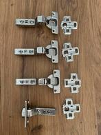 Scharnieren 2 sets, Doe-het-zelf en Verbouw, Hang- en Sluitwerk, Ophalen of Verzenden, Nieuw, Scharnier