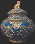 Cloisonné Pot met Deksel, Antiek en Kunst, Ophalen of Verzenden