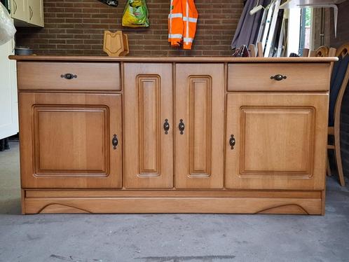 Complete blank eiken meubelset – als nieuw!, Huis en Inrichting, Complete inboedels, Ophalen