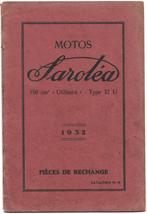 Sarolea 32 U 150 cc pieces de rechange onderdelenboek (SR02), Ophalen of Verzenden, Overige merken