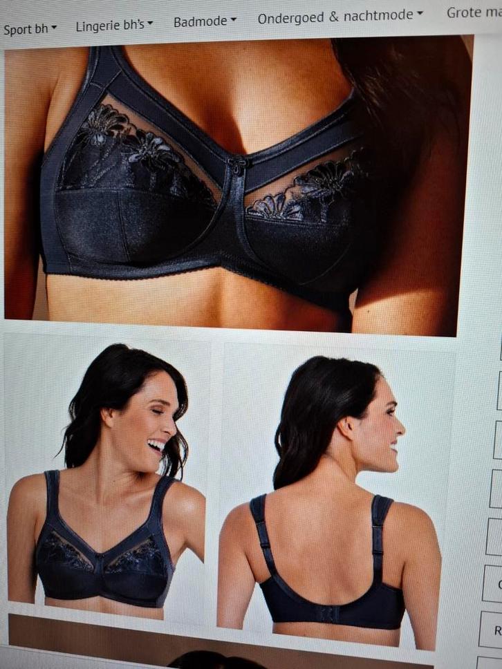 tk: zgan. zwarte Luxe ANITA SAFINA Comfort BH mt.B85, Kleding | Dames, Ondergoed en Lingerie, BH, Zwart, Ophalen of Verzenden