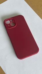 Iphone 15 cover - Maroon, Ophalen of Verzenden, Nieuw, Hoesje of Tasje