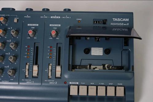 TASCAM Porta 02 mkII Ministudio 4-Track Cassette Recorder 20, Audio, Tv en Foto, Professionele Audio-, Tv- en Video-apparatuur