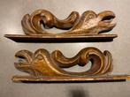 Antieke houten kast ornamenten model draak 24-6,5 cm, Antiek en Kunst, Antiek | Meubels | Kasten, Ophalen of Verzenden